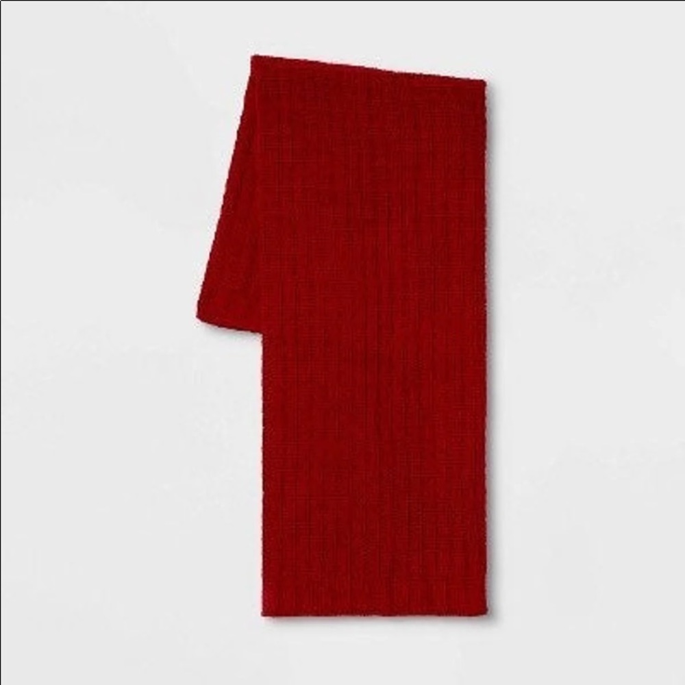 Threshold Solid Chenille Throw - RED